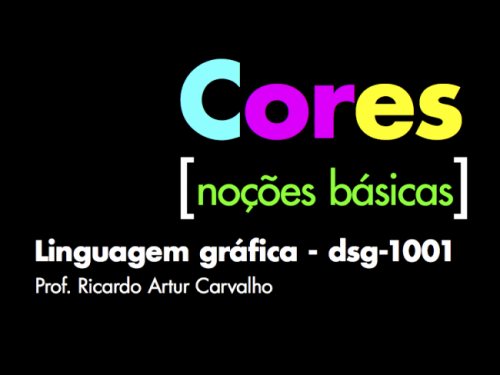 Cores: noções básicas